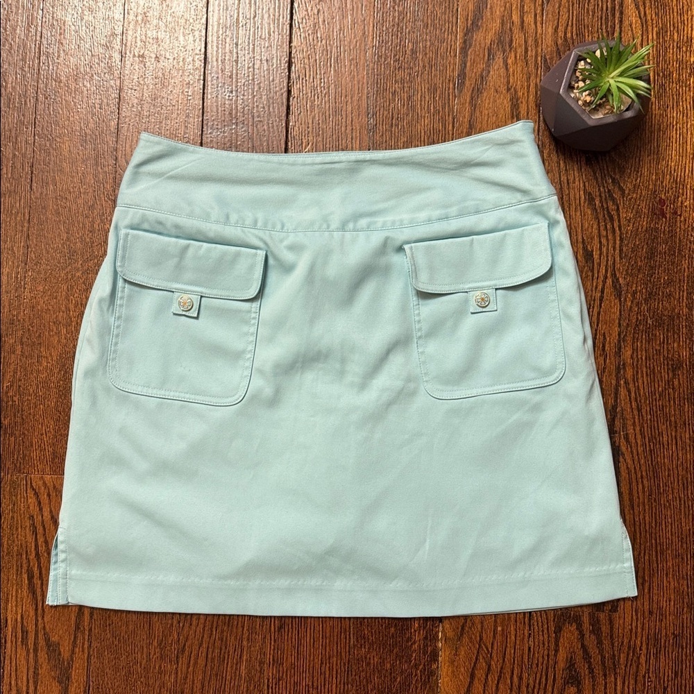 Bobby Jones Golf Skort Skirt Side Zip Pockets Size 6